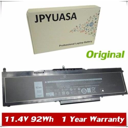 7XINbox 11.1V 92wh Original VG93N Laptop Battery For DELL Precision 15 3520 Series Tablet WFWKK VG93N