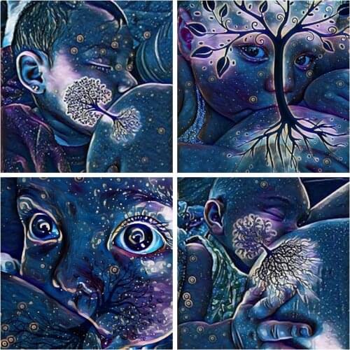 5d DIY Diamond Painting Tree of Life , Baby breastfeeding Cross Stitch full Drill diamond mosaic rhinestone 3D embroidery Gift