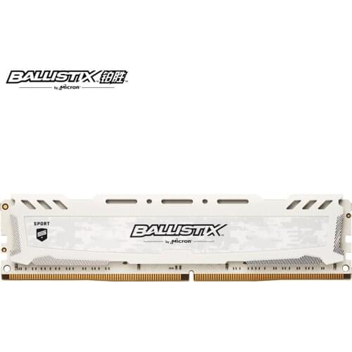 Ballistix Sport Platinum Sport-Memoria RAM DDR4，4GB，8GB，16GB，32GB，2400MHz，2666MHz，3000MHz，3200MHz，MT/S 288 para Juego