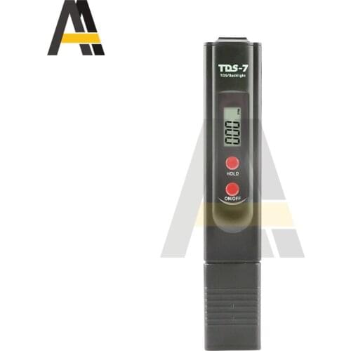 Digital LCD PH Meter Pen Black 0-9999PPM Tester with Backlight Accuracy Aquarium Pool Water Wine Urine Automatic Calibration