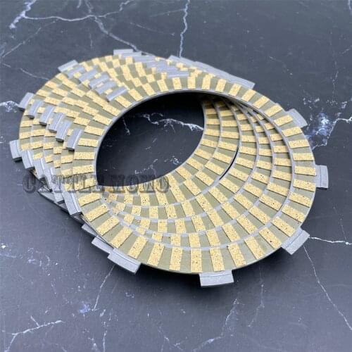 6pcs Motorcycle clutch disc Friction Clutch Cork plates Set For XT225 Serow 92-00 TW125 TW200 TW200E TT225 TTR225 TW225E TTR230