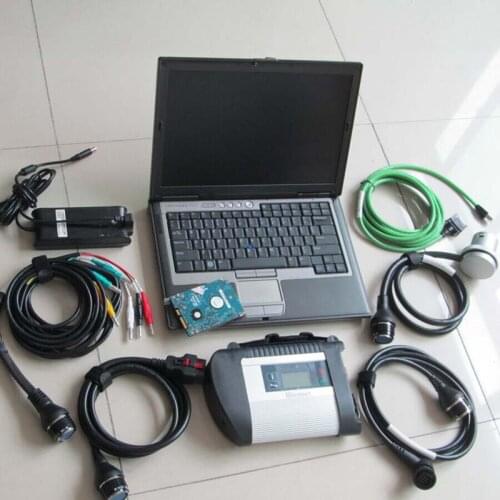 SD Connect compact 4 MB C4 Star diagnosis Car Truck Diagnostic Tool newest c4 software hdd ssd + d630 used laptop all ready