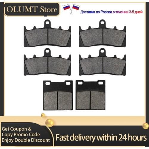 Motorcycle Accessory Front and Rear Brake Pads Kits For SUZUKI GSX1300R GSXR750 W/T/V/X TL1000R GSXR1100W GSF1200 SK/K