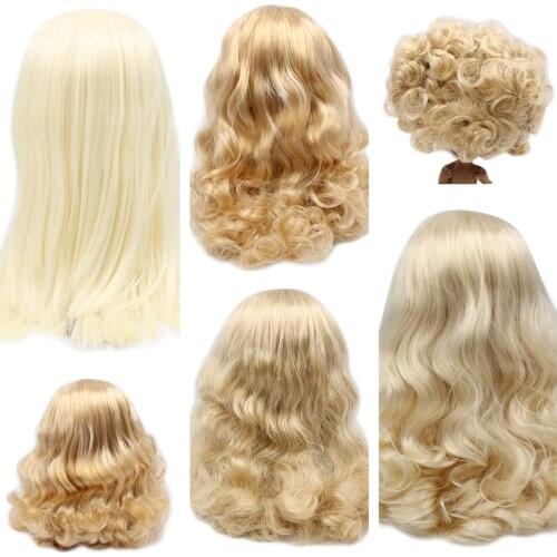 RBL Blyth Doll Scalp Blonde hair Wigs Including the hard endoconch series.53