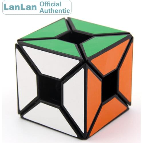 LanLan Void Hollow Edge Only Magic Cube Cubo Magico Professional Speed Puzzle Antistress Educational Toys For Children