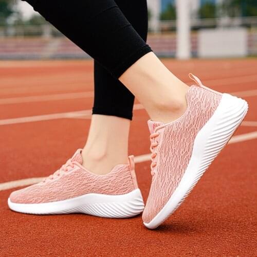 New Women Tennis shoes Running Summer Breathable Slip-on Outdoor Sport Shoes For Woman Fitness Training Comfort Gym Shoes