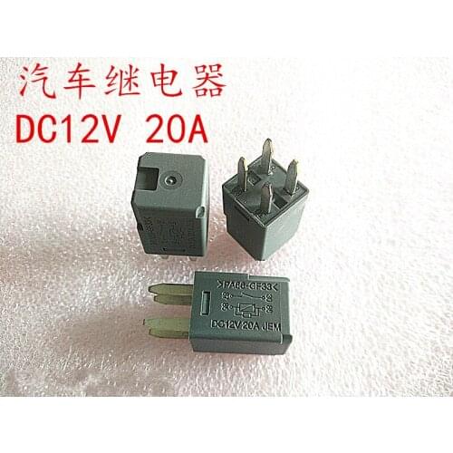 Relay Pa66-gf33 DC12V 20A