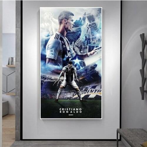 Football Star Posters Soccer Player Paintings Print On Canvas Sport Wall Art Modular Pictures for Living Room Home Decor Cuadros