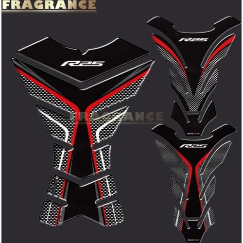3D Rubber Motorcycle Tank Pad Protector Stickers Case For Yamaha R1 R3 R6 R15 R15 Tank All Years