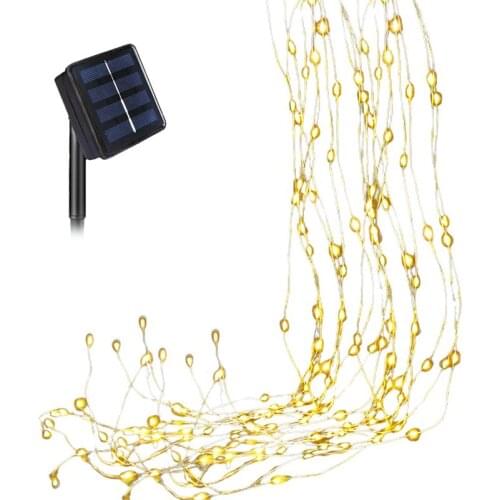 40/200LED Solar Power Vines Tree String Lights LED Outdoor Lamp For Christmas Party Decor Waterproof Fairy Lights Garden Garland