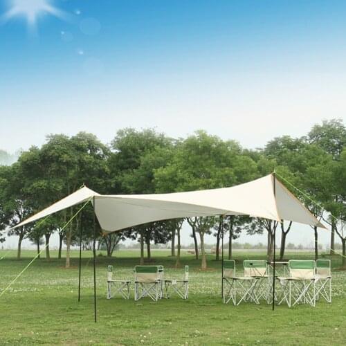 Increase Thickening Anti-Tear-Proof Silver Coated Oxford Cloth Canopy Sunscreen Awning Rainproof Pergola Outdoor Camping Tent