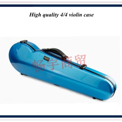 High quality Professional violin case 4/4 FRP carbon fiber blue Fashion style violin parts violin accessories 038