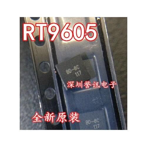 100% Original New 5pcs/lot RT9605BPQV RT9605B BD=CB BD= BD-8L BD- In Stock Best Quality