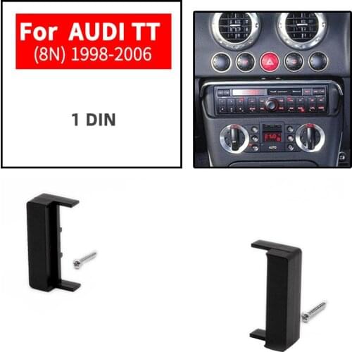 11-004 Car Radio Fascia Car DVD Stereo Radio Fascia Panel Adapter Kit for AUDI TT 8N 1998-2006 Installation Adjustment