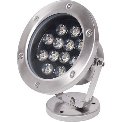 12/24v Waterproof Multicolor Pool Spotlight Ip68 Led Underwater Lamp Rgb Variable Color Spot Light Fish Pond Landscape Fountain