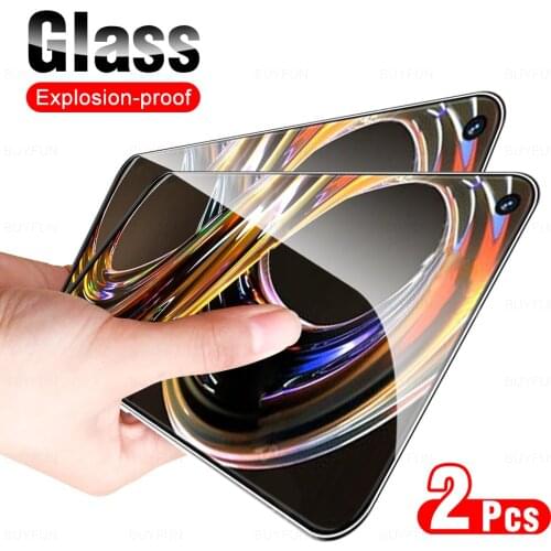 2Pcs HD Full Cover Protective Tempered Glass Film For Realme 8i Phone Screen Protector Glasses For Realmy Realme8i 6.59inch 2021