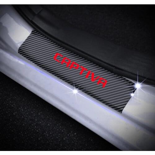 For Chevrolet CAPTIVA Door Threshold Plate Door Entry Guard Car Door Sills Door Sill Scuff Plate Car-styling Accessories 4Pcs
