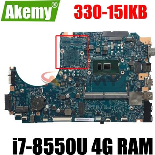5B20Q60093 For Lenovo V330-15IKB Laptop Motherboard i7-8550U 4G RAM LV315KB MB 17807-3M 448.0DC05.003M 100% fully tested