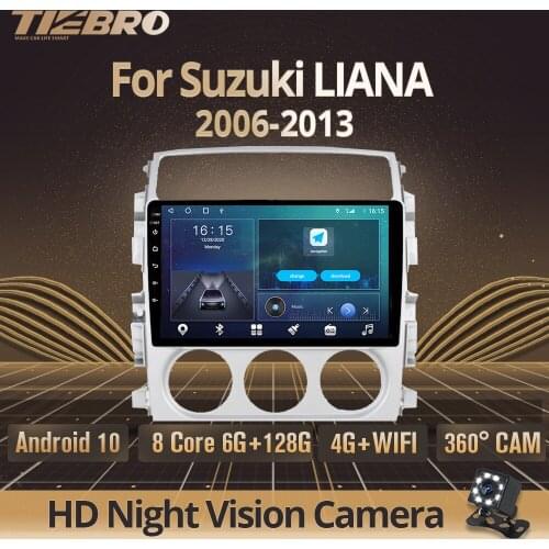 2DIN Android 10.0 Car Radio For Suzuki LIANA 2006-2013 Car Multimedia Player GPS Navigation Auto Radio DSP IGO Stereo Receiver