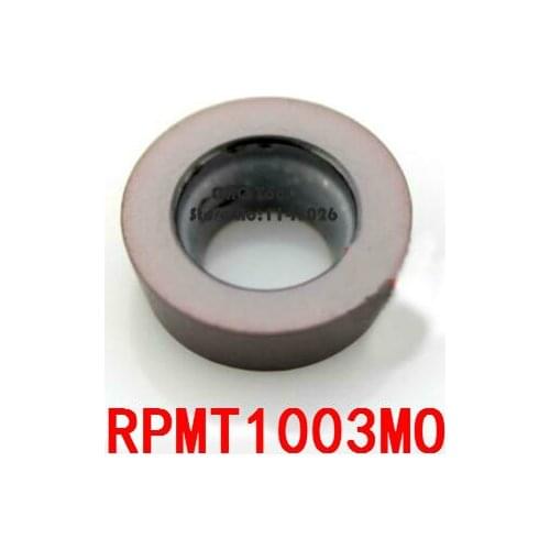 Free shipping 10pcs Carbide blade RPMT1003MO, CNC milling insert, numerical control lathe tool, suitable for stainless steel