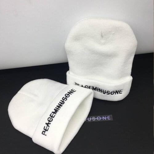 Bigbang Peaceminusone Embroidery Beanies G-Dragon Personal Album Kwon Ji Young Unisex Accessory Spring Autumn Winter