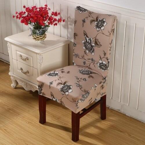 Royal Court Design Dining Chair Slipcover Removable Anti-dirty Chair Covers Spandex Stretch Seat Covers For Wedding Restaurant