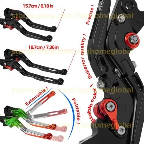 For Honda VTR250 Interceptor 250 MC33 1998 - 2006 Folding Extending Brake Clutch Levers Foldable 2005 2004 2003 2002 2000 1999