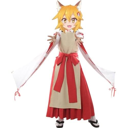Anime Sewayaki Kitsune No Senko San Cosplay Costumes Senko San Cosplay Costume Halloween Party Meddlesome Kitsune Senko
