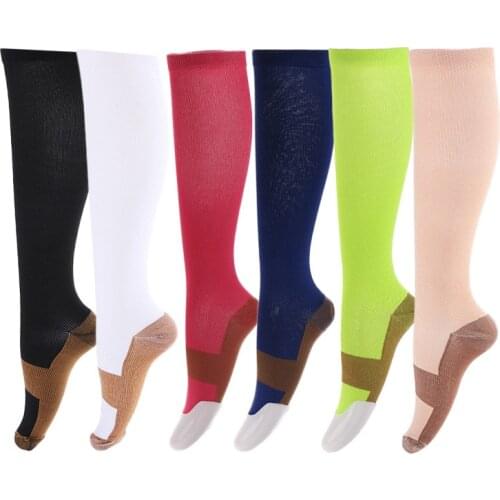 Mens And Womens Universal Cross-Border Compression Stockings Stitching To Relieve Fatigue And Varicose Veins Cycling Socks