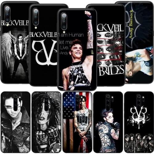 GX19 Andy Biersack Veil Brides BVB Soft Silicone Case for Redmi Note 4X 5 5A Prime 6 6A 7 7A 8 8A 8T 9 9A 9C 9S Pro Lite