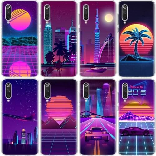 Synthwave Retro 80s Neon Colorful Phone Case For Xiaomi Redmi Note 10 9 8 8T 7 6 5 Pro 9C 9S 9A 8A 7A 6A 5A 4X S2 K20 Coque Cove