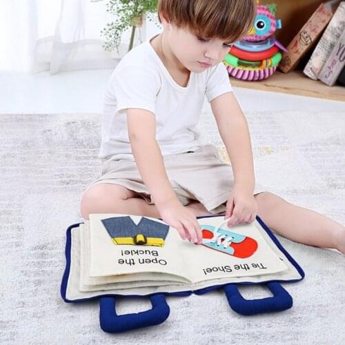 Nontoxic Baby Soft Activity Cloth Books Early Education Toys Infants Toddler Learning Sensory Story Book