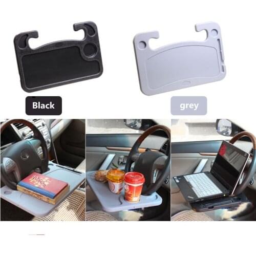 Portable Car Laptop Computer Desk Mount Stand Steering Wheel Eat Work Drink Food Coffee Goods Tray Board Dining Table Holder