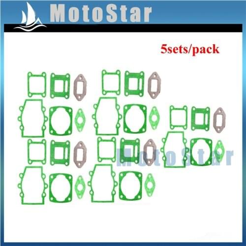 Pocket Bike Engine Gasket For 2 Stroke 47cc 49cc Chinese Minimoto Mini Moto Dirt Kids ATV Qaud Go Kart Baby Crosser 4 Wheeler