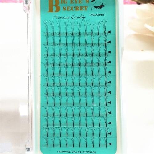 Own Brand Russian Volume Mink Eyelashes Extension 5D Short Steam Individual Lashes Extension Wholesale Price Lash Free Shipping