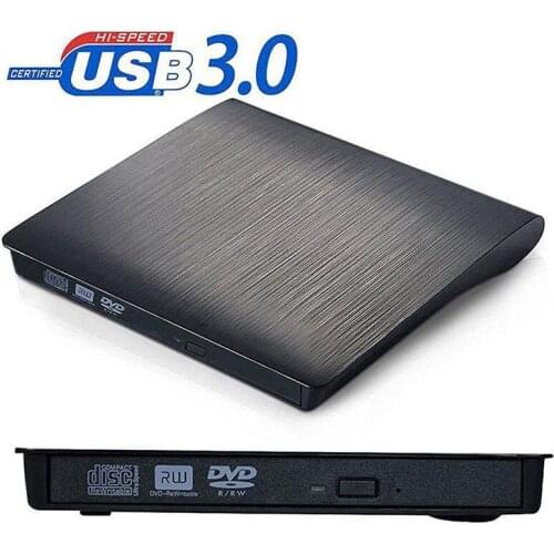 USB 3.0 External Drive DVD-ROM DVD RW CD color Burner Player Portable Reader Slim for Windows7/8/10 Laptop PC Computer