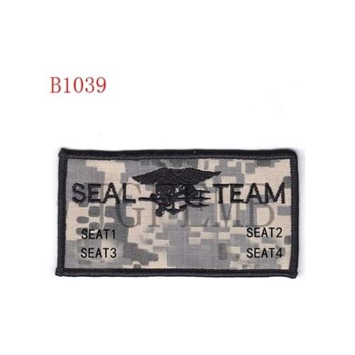 U.S.NAVY SEAL TEAM Custom name Tapes Text brand Morale tactics Military Embroidery patch