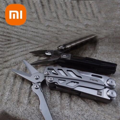 XIAOMI HUOHOU Multi-function Knife 15 Folding Bottle Opener Gadget Screwdriver Pliers Tools Kit ножи navaja нож бабочка трениро