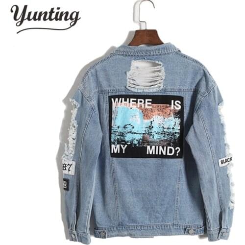Yunting Womens Denim Jackets