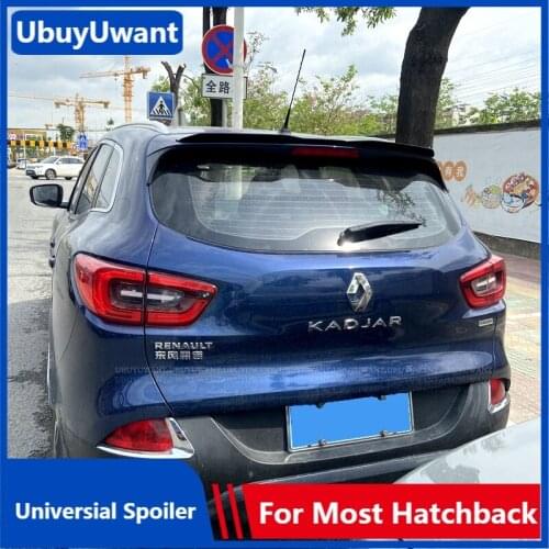 Rear Roof Spoiler For RENAULT KADJAR 2016-2019 ABS Car Tail Wing Hatchback Universal Spoiler For Clio 4 MK4 Megane 4 IV GT Sport