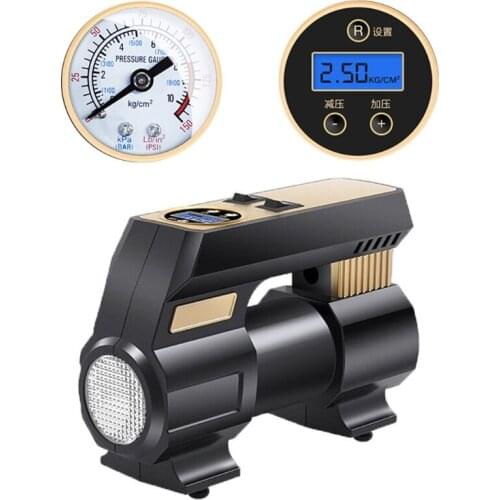 12V Tire Inflator Digital Air Compressor for Car Motorcycle Bicycle Tyre Pumb