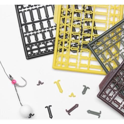 5PCS ABS Plastic Ronnie Rig Hook Stops Beads Carp Fishing Stoper Pop UP Boilies Stop Fishing Hair Chod Outdoor Fishing Acces