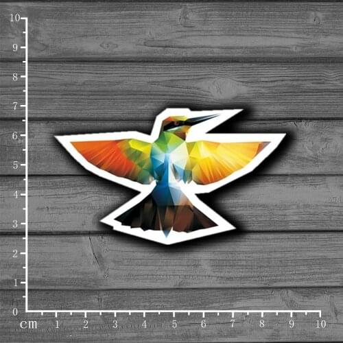 Color stereo humming bird Stationery Graffiti Suitcase Kids Sticker Decor For Ablum Scrapbooking Laptop Notebook Sticker[Single]