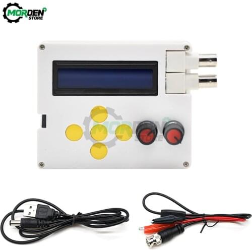 DDS Function Signal Generator YM-100 Square Wave Adjustable 1Hz-500KHz with BNC Wire USB Cable DC 4 -10V 1602LCD