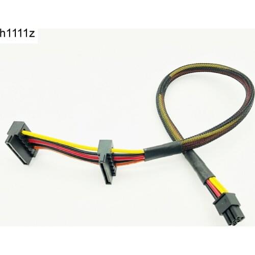 HDD SSD SATA Power Cable for Dell Vostro 3668 3667 3650 SATA Hard Drive SSD Power Supply 6Pin to Dual SATA Connector Adapter NEW