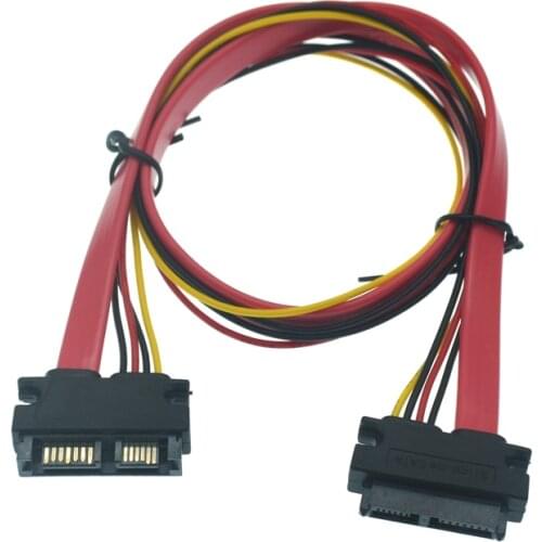 Slimline SATA 13pin Male to Slimline SATA 13pin 7+6 Female Extension Cable for SATA Slim DVD+/-RW Drive 30CM 50CM