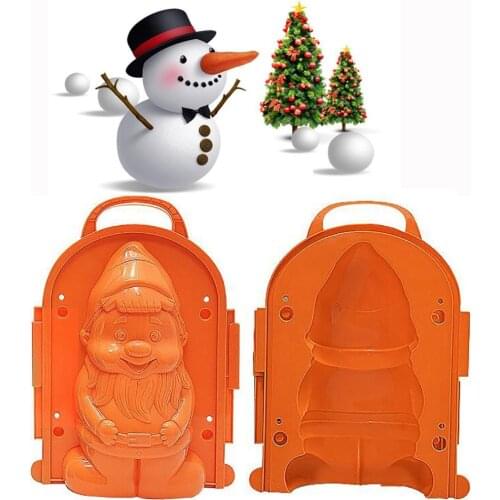 Cats Bear Penguin Santa Claus Winter Snow Mold Snowball Maker Clip Kids Toy Camping Shovel
