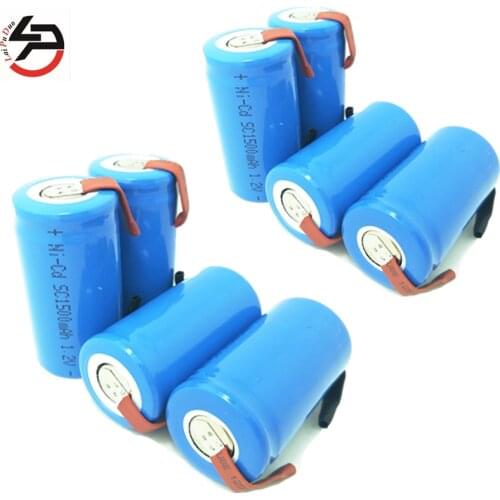 Laipuduo 8pcs SC Rechargeable batteries 1.2v 1500mah SC power bank 0.2C charge and discharge electric toothbrush lighting
