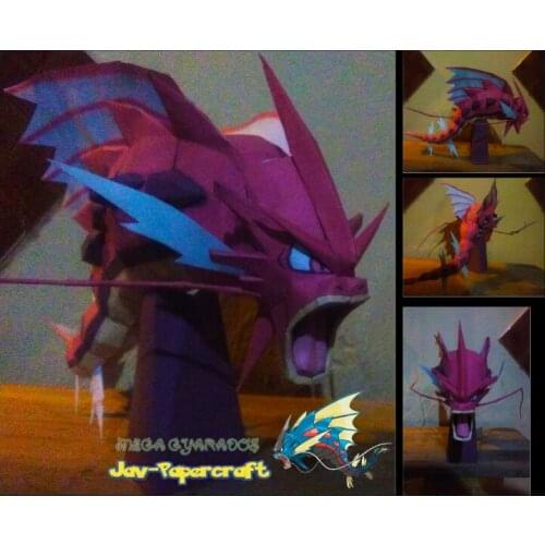 MEGA Ultra Evolutionary Tyrannosaurus Dragon 3D Paper Model DIY