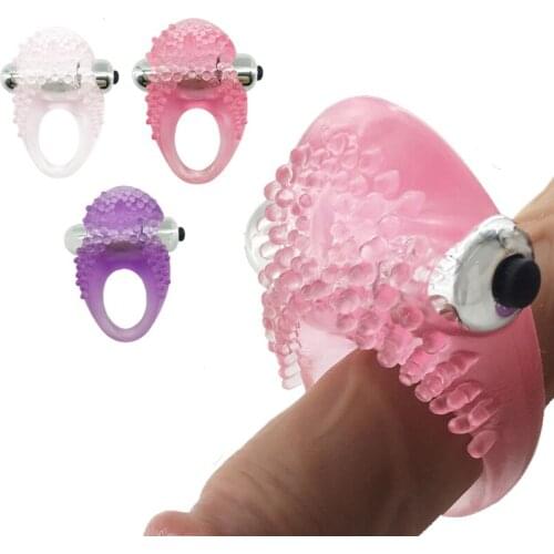 Male Vibration Delayed Penis Ring Clitoris Stimulation Couple Public Sex Toys